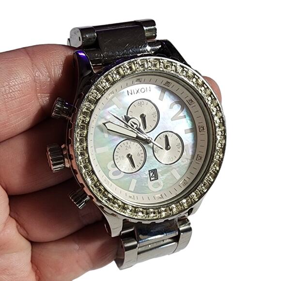 Authentic Nixon A037-710 42-20 Chrono Crystal watch A037710 - Picture 4 of 9
